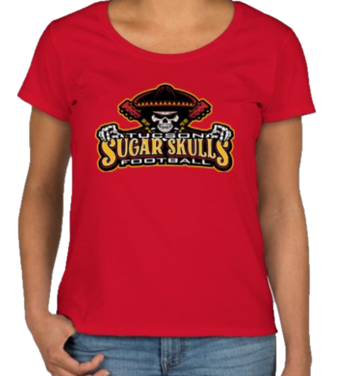Sugar Skull LFT HVY Women's Fitted Tee — NexT Fit Clubs