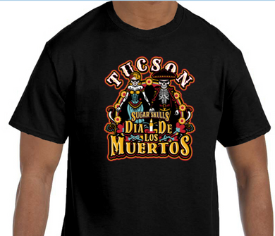 Dia de los Muertos Hanes Authentic Short-Sleeve Tee