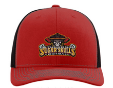 Load image into Gallery viewer, Richardson Trucker Snapback Cap - Red/Black