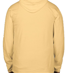 Garment Dyed Hooded Long Sleeve Comfort Colors Tee