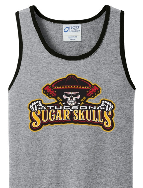 Tucson Sugar Skulls Port & Company Adult Core Cotton Tank Top